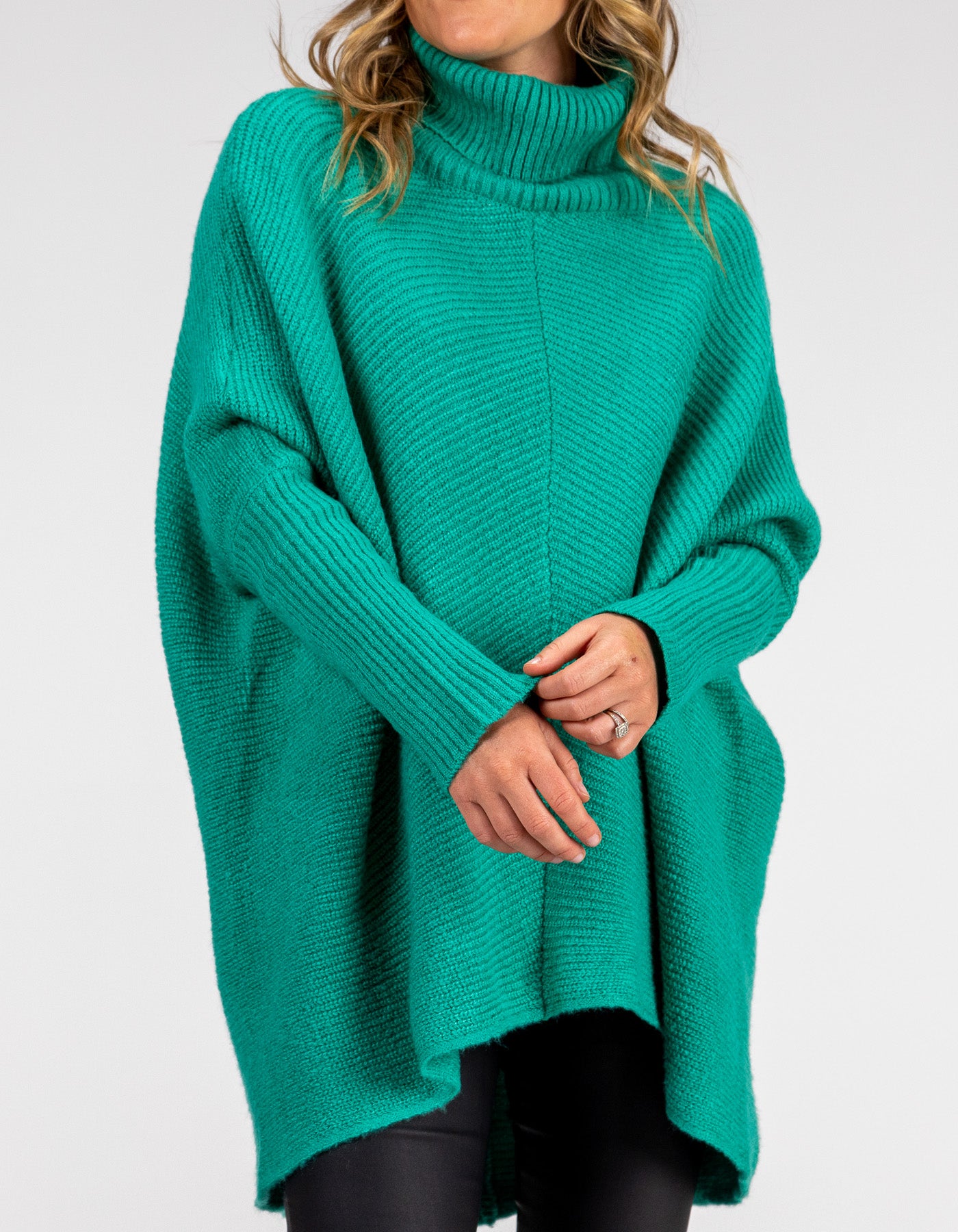 Green polo deals jumper