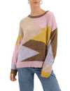 Splice Colour Block Jumper in Multi