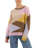 Splice Colour Block Jumper in Multi