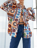Elora Relaxed Shirt in Multi Print