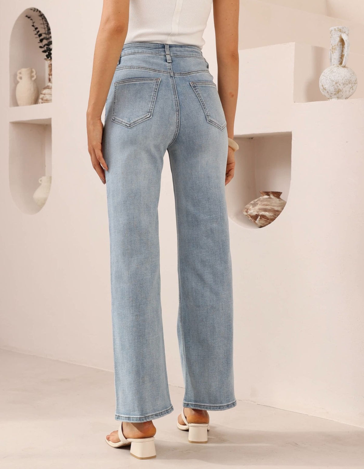 Hollis Stretch Denim Jeans in Blue