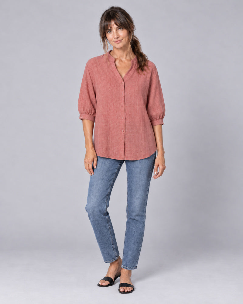 Brook Terracotta Relaxed Fit Shirt