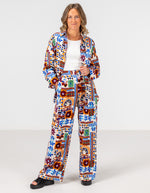 Elora Wide Leg Pants in Multi Print