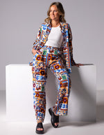 Elora Wide Leg Pants in Multi Print