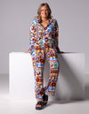 Elora Wide Leg Pants in Multi Print