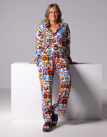 Elora Wide Leg Pants in Multi Print