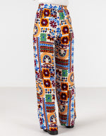 Elora Wide Leg Pants in Multi Print