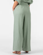 Corbin Elastic Waist Pants in Sage