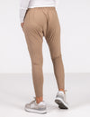 Kiera Cotton Jogger Pant in Mocha