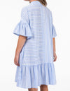 Coventry Relaxed Fit Panel Dress in Blue Stripe