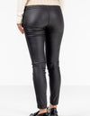 Hayden Faux Leather Jogger Pants in Black