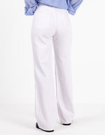 Finch Mid Rise Denim Jeans in White