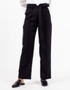 Prudence Front Seam Pants in Black