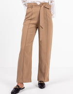 Prudence Front Seam Pants in Beige
