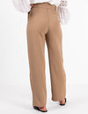 Prudence Front Seam Pants in Beige
