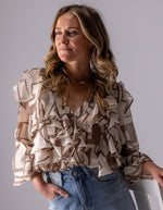 Maxine Denim Maxi Skirt with Front Split in Blue Wash