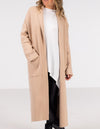 Cedar Edge to Edge Coatigan in Beige