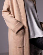Cedar Edge to Edge Coatigan in Beige