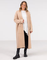 Cedar Edge to Edge Coatigan in Beige
