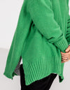 Julia Crew Neck Knit Jumper in Green