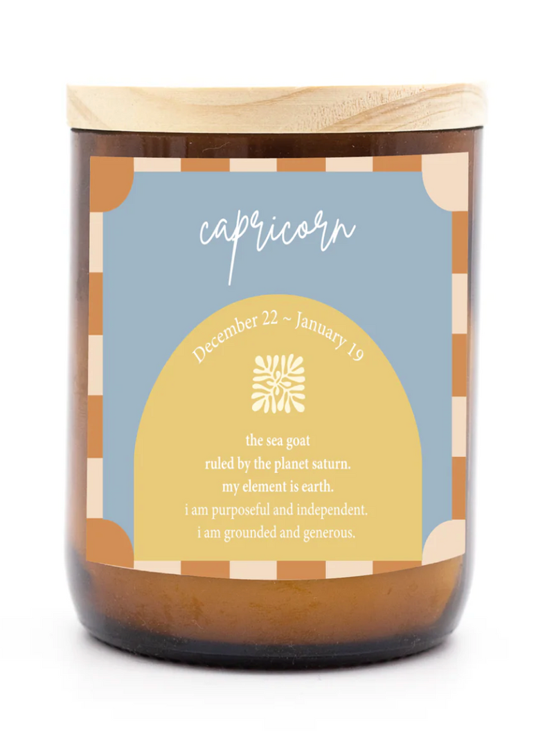 Zodiac Colour Candle - Capricorn