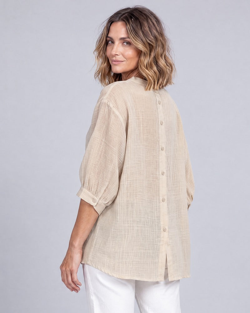 Brook Beige Relaxed Fit Shirt