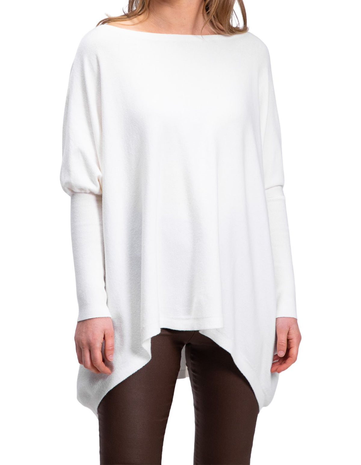 Willow Cotton Knit Jumper in Cream