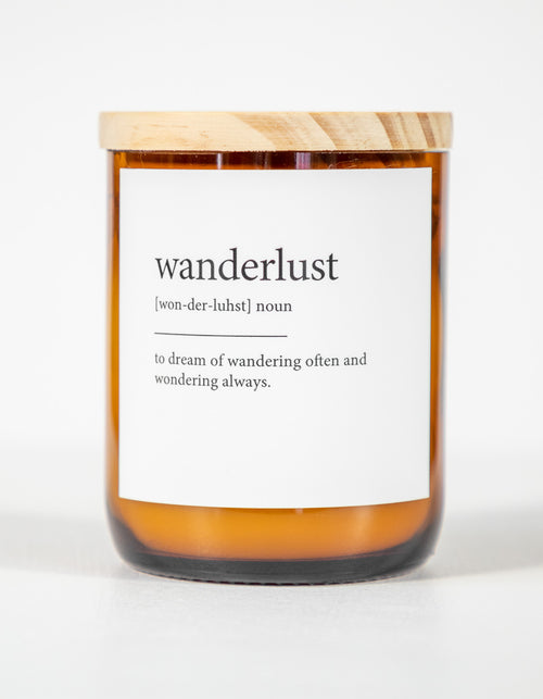 Dictionary Candle – Wanderlust