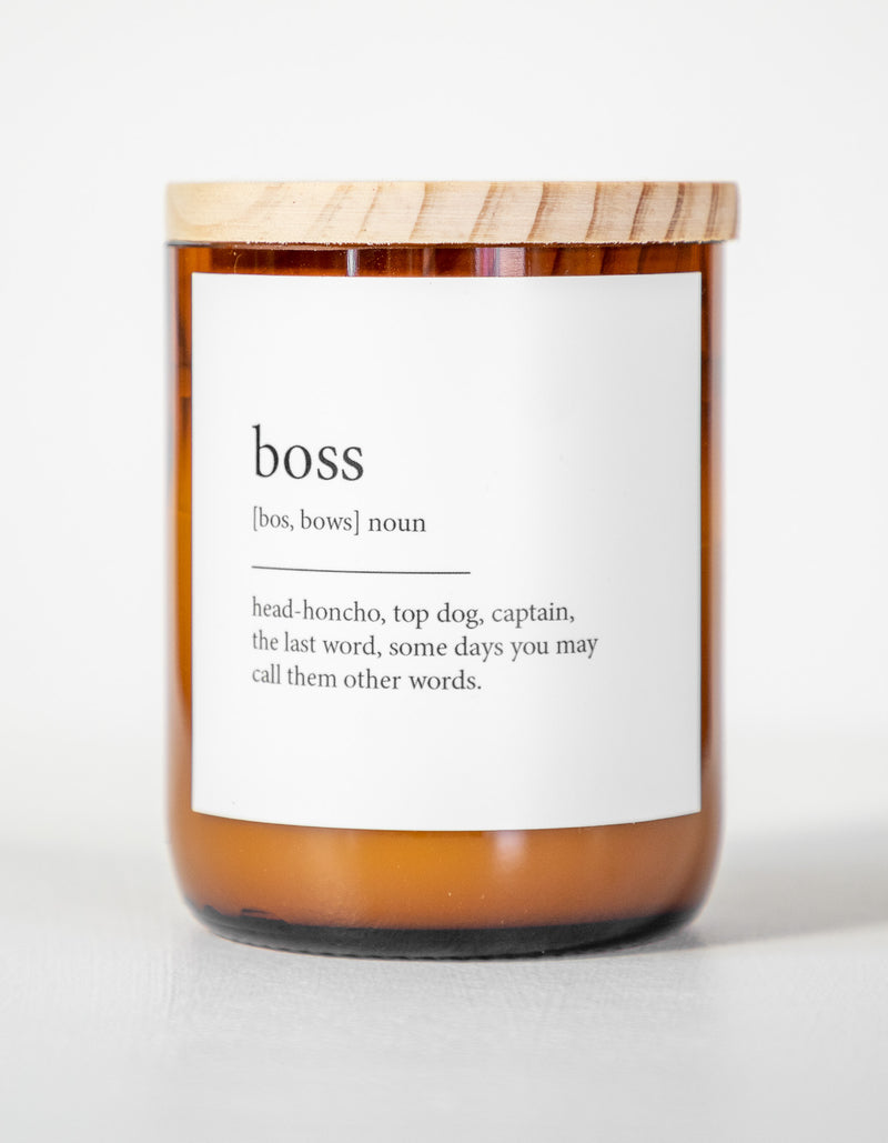 Dictionary Candle – Boss