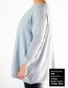 Marley Oversize Cotton Knit Jumper in Light Grey