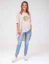 Boston Stretch Denim Joggers in Blue Wash