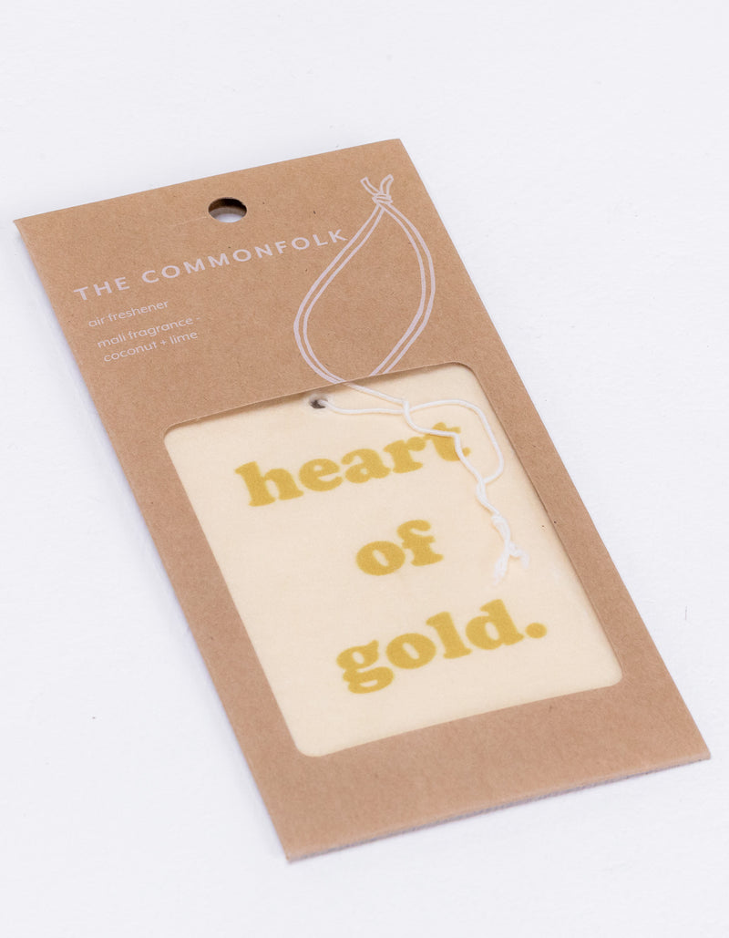 Heart of Gold Air Freshener