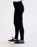 Emmett High Waist Stretch Pant in Black