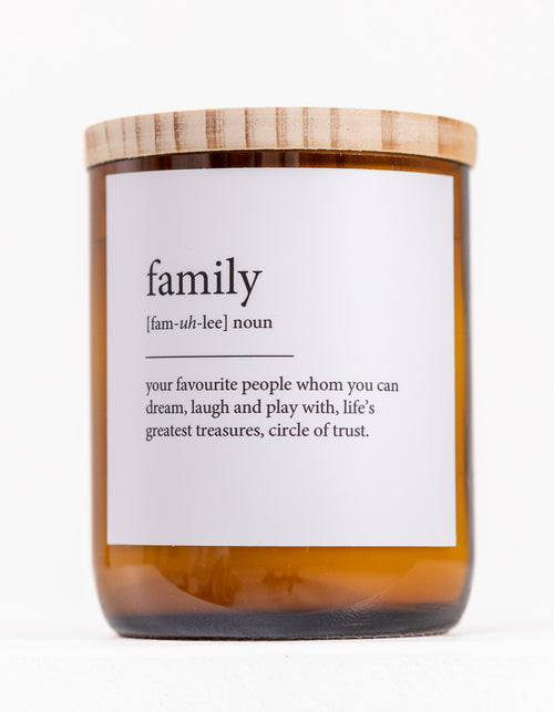 Dictionary Candle - Family