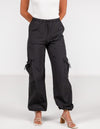 Archer Multi Pocket Cargo Pants in Black