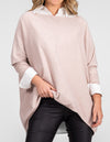 Willow Cotton Knit Jumper in Blush