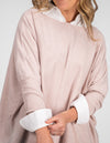 Willow Cotton Knit Jumper in Blush