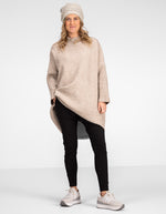 Kenzie Oversize Knit Jumper in Beige