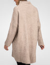 Kenzie Oversize Knit Jumper in Beige