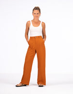 Kendal Wide Leg High Waist Pants in Spice
