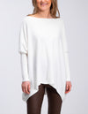 Willow Cotton Knit Jumper in Cream