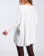 Willow Cotton Knit Jumper in Cream