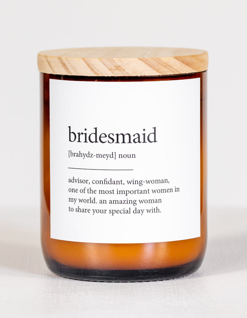 Dictionary Candle – Bridesmaid