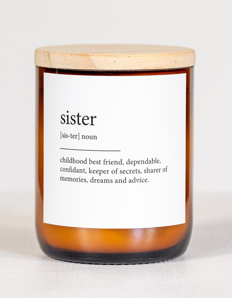 Dictionary Candle – Sister